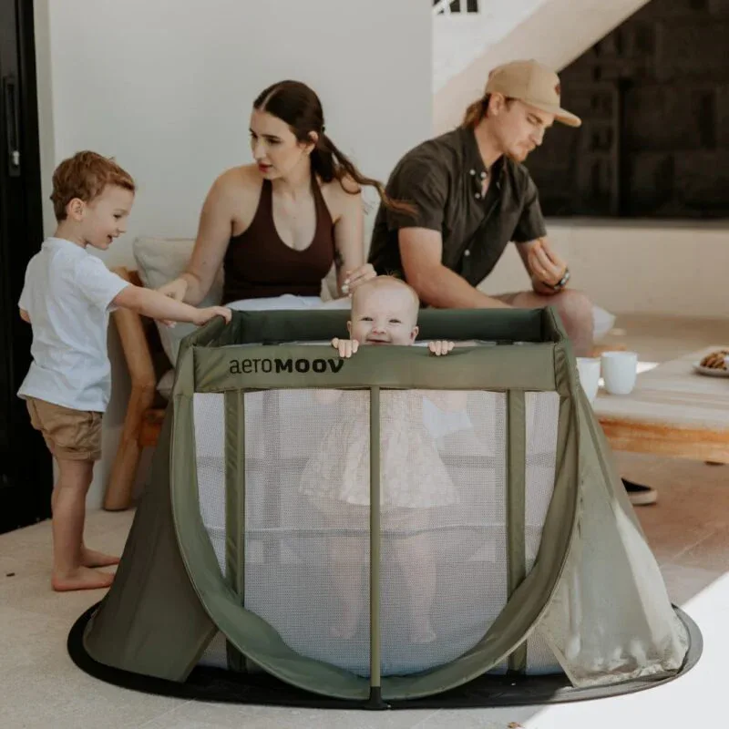 AeroMoov® Travel cot Green Moss - Image 10