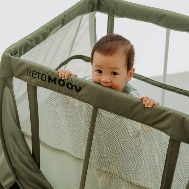 AeroMoov® Travel cot Green Moss - Image 8
