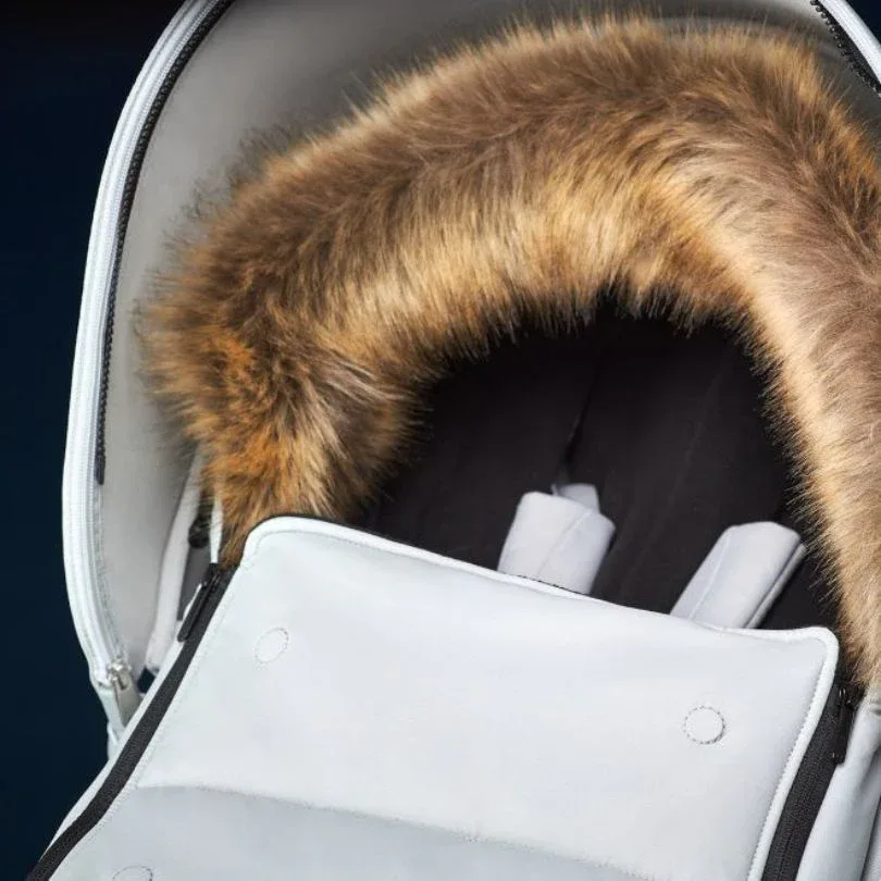 Anex® Footmuff for Buggy Stroller HUG 6+ Light Grey - Image 3