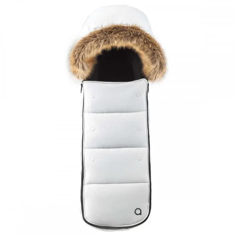 Anex® Footmuff for Buggy Stroller HUG 6+ Light Grey - Image 4