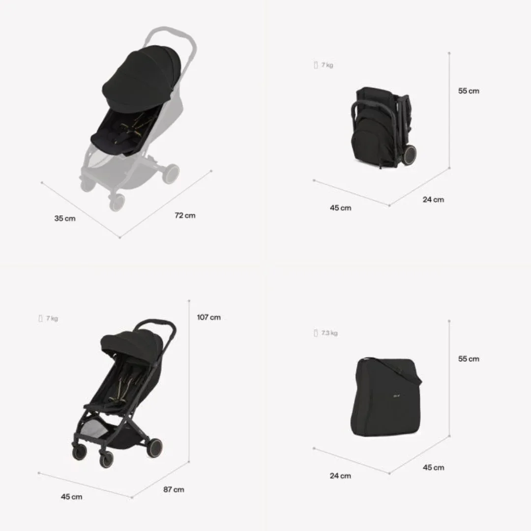 Anex® Stroller Air-X² (0-22kg) Nero - Image 3