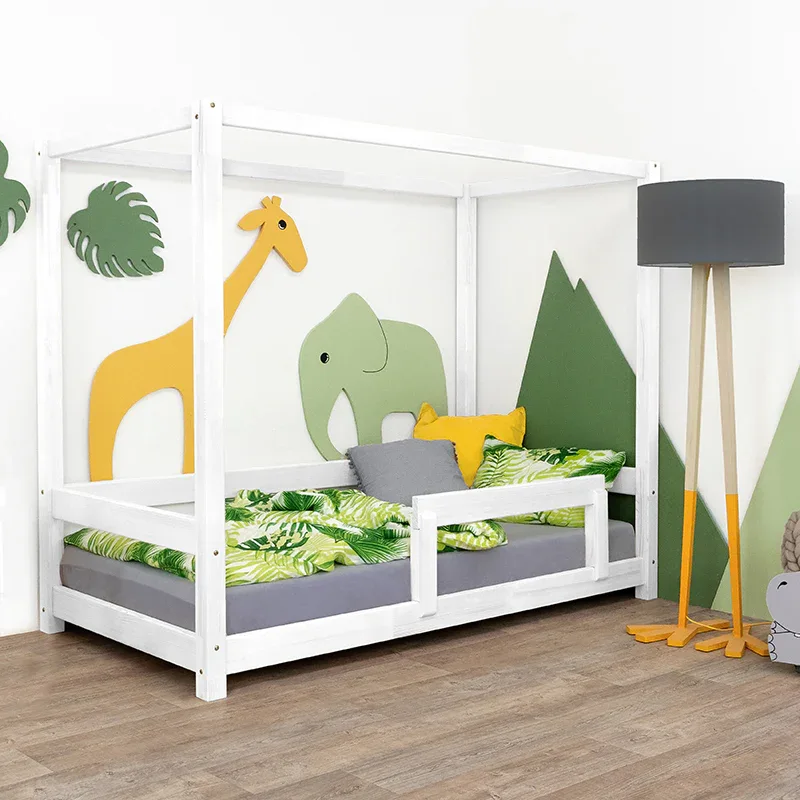 Benlemi® Otroška postelja Bunky 200x90 White