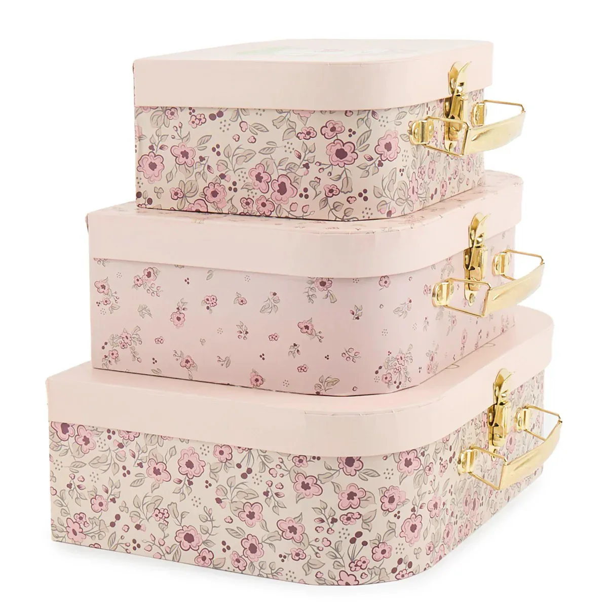Bieco® 3-Piece Suitcase Set Ella Dreamy Flowers - Image 3