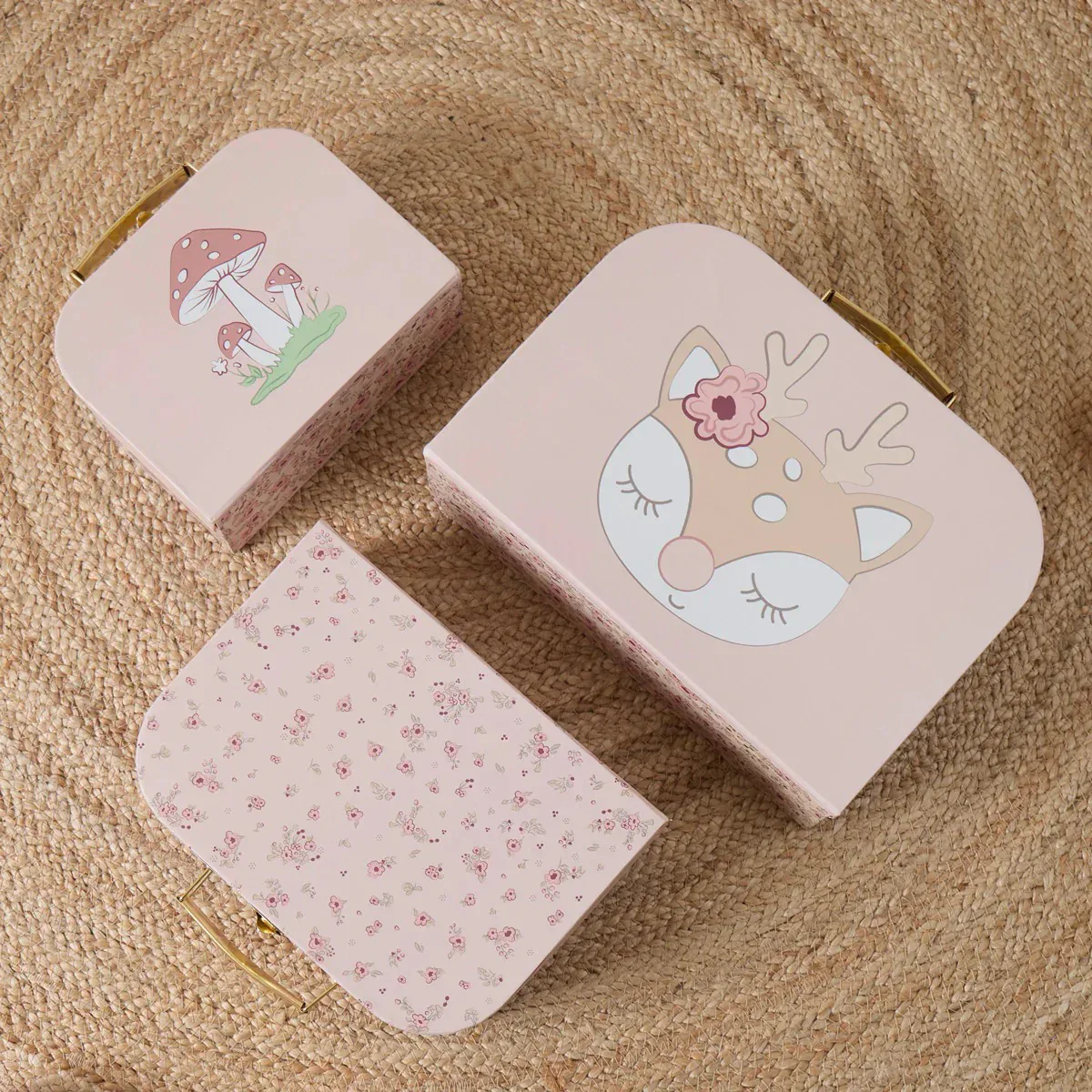 Bieco® 3-Piece Suitcase Set Ella Dreamy Flowers - Image 6