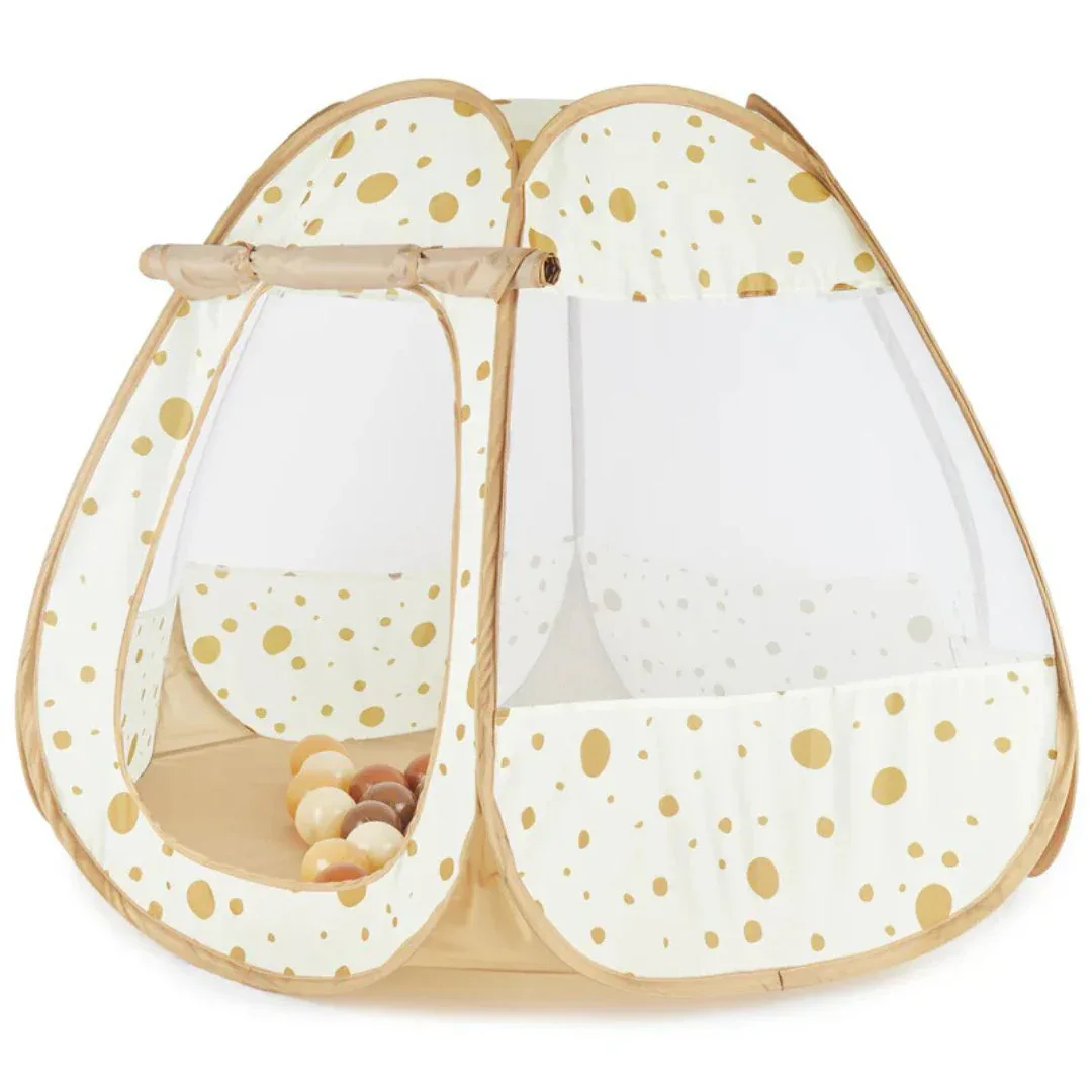 Bieco® Fabric play tent with 50 balls Dots - Image 2