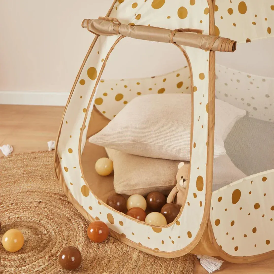 Bieco® Fabric play tent with 50 balls Dots - Image 3