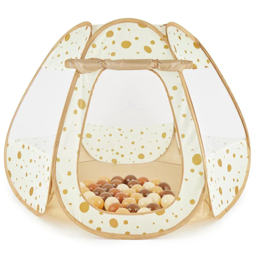 Bieco® Fabric play tent with 50 balls Dots - Image 5