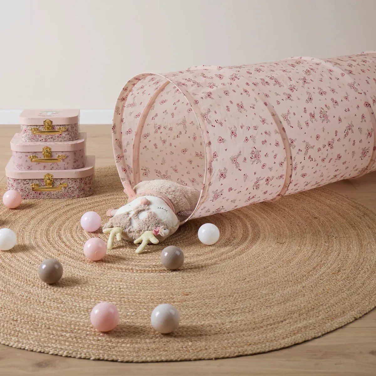 Bieco® Pop-Up Play Tunnel Dreamy Flowers - Image 3