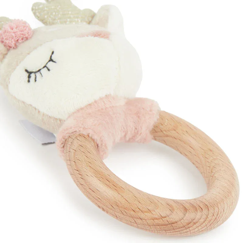 Bieco® Rattle Toy with teething ring Fawn - Image 12