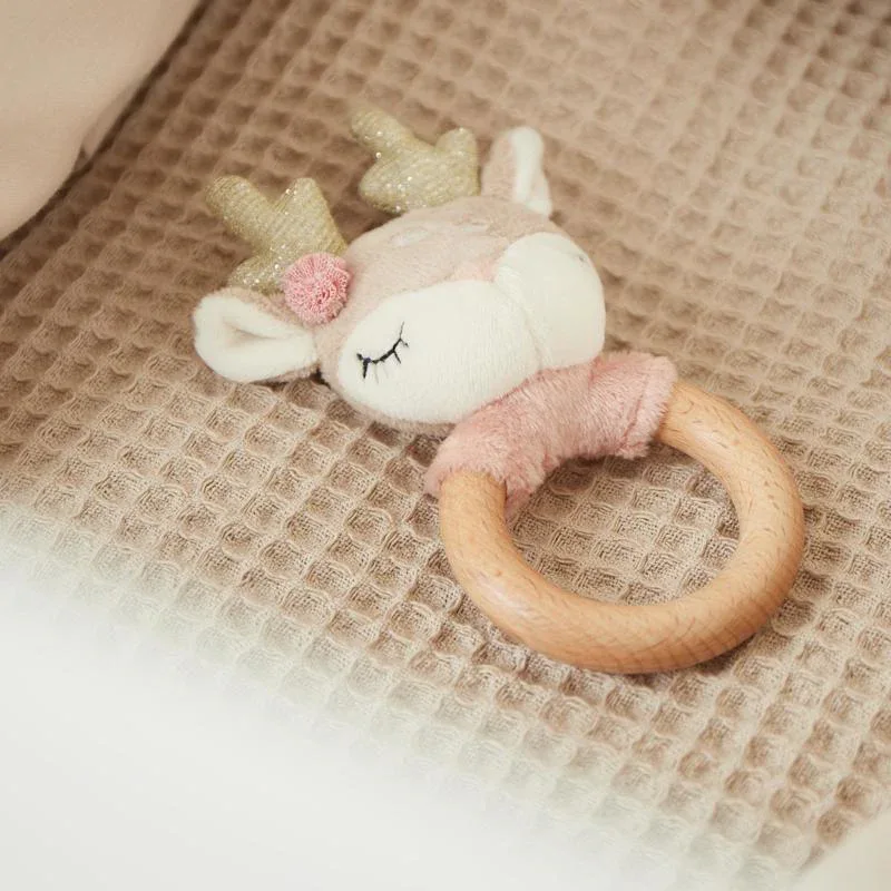 Bieco® Rattle Toy with teething ring Fawn - Image 9