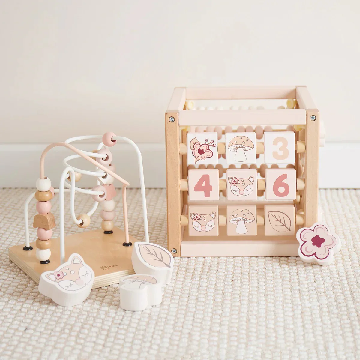 Bieco® Wooden Activity Cube Deer Ella - Image 3