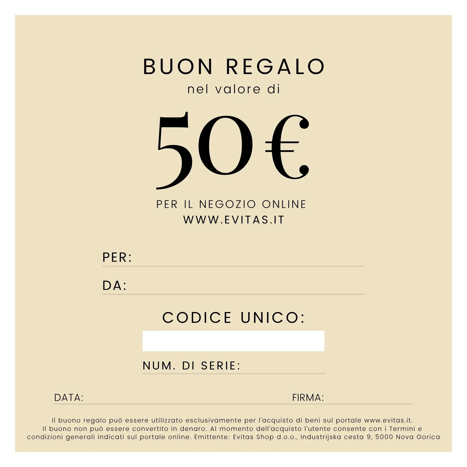 BUONO REGALO Evitas - Image 5