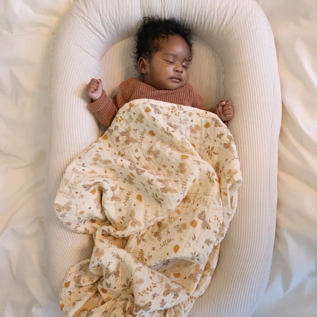 CamCam® Baby Nest Classic Stripes Camel - Image 2