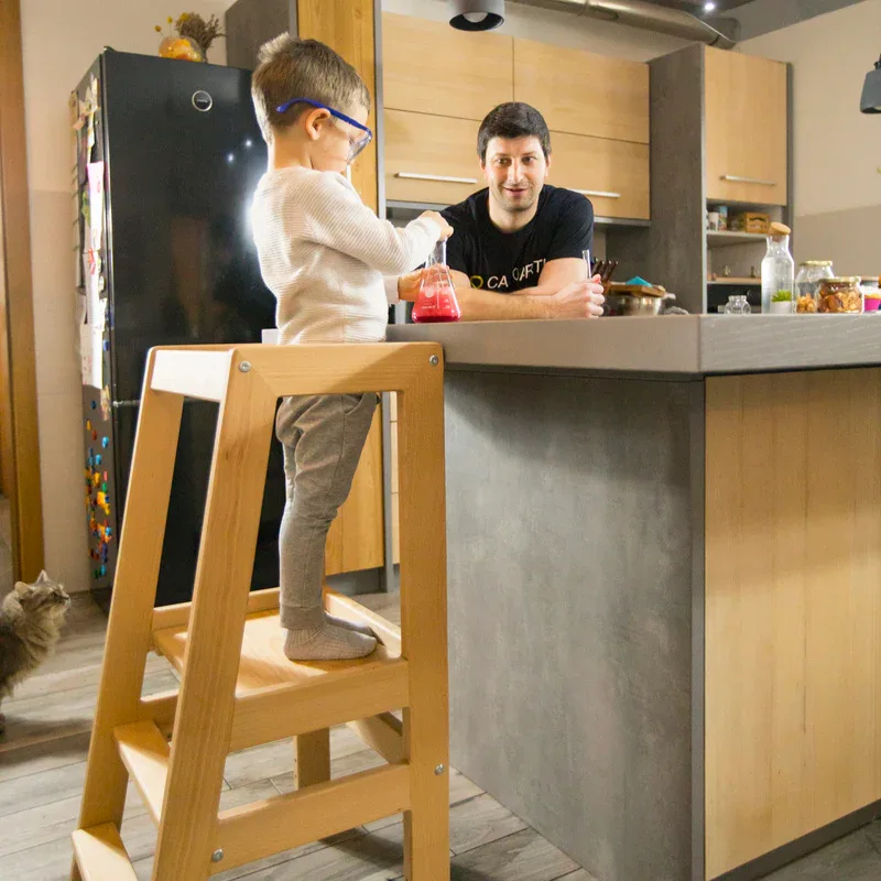Capoarti® Montessori Learning Tower Height Adjustable - Image 11