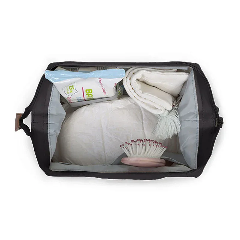 Childhome® Baby Necessities Toiletry Bag Black Gold - Image 2