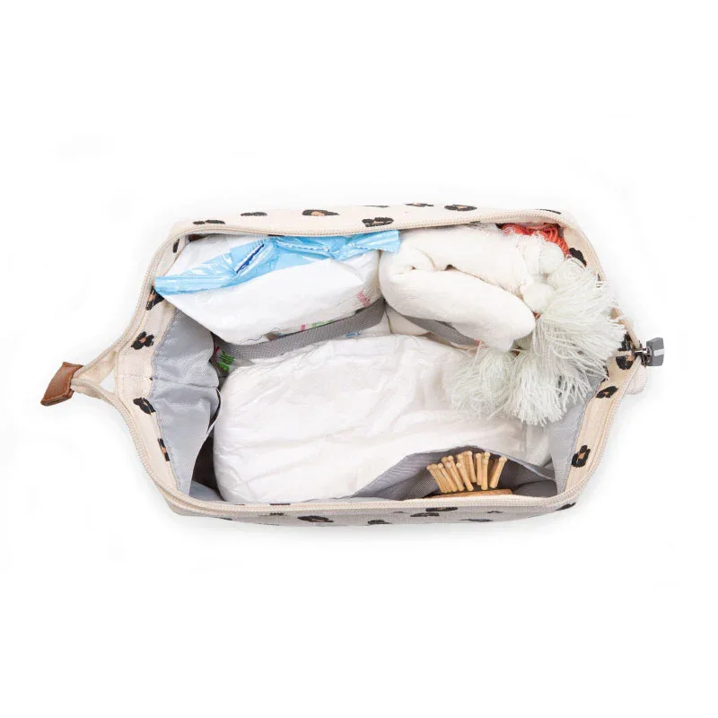 Childhome® Baby Necessities Toiletry Bag Leopard - Image 2