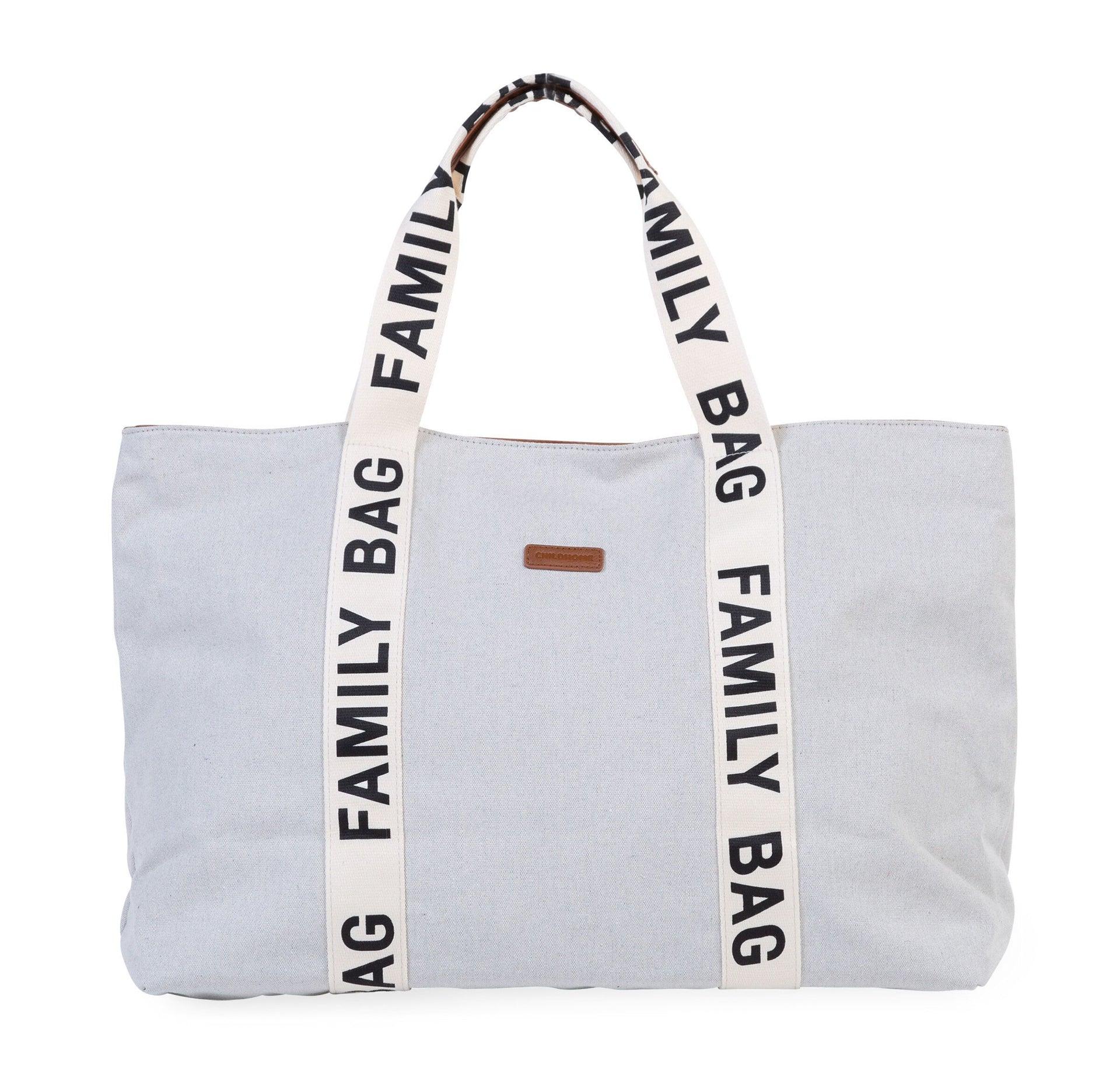 Childhome® Family Bag Nursery Bag Signature Canvas Off White - Image 2