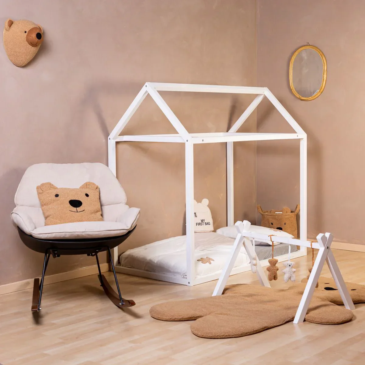 Childhome® House Bedframe 140x70 White - Image 6