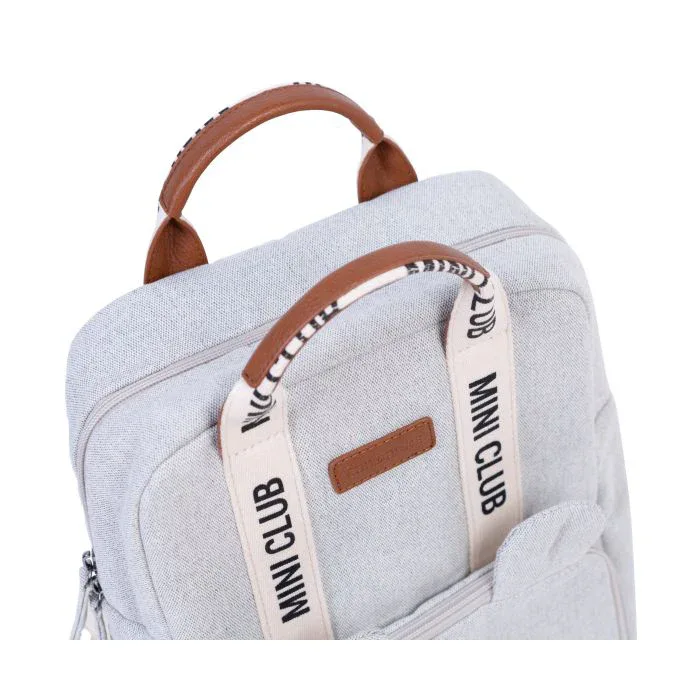 Childhome® Mini Club Kids Backpack Signature Off White - Image 3