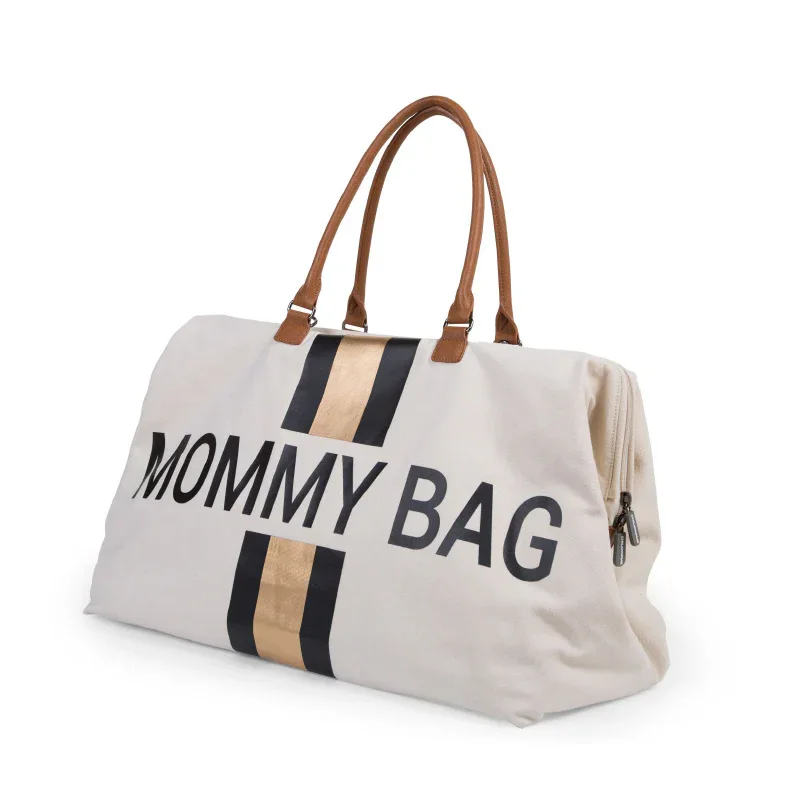 Childhome® Mommy Bag Canvas Black/Gold - Image 3