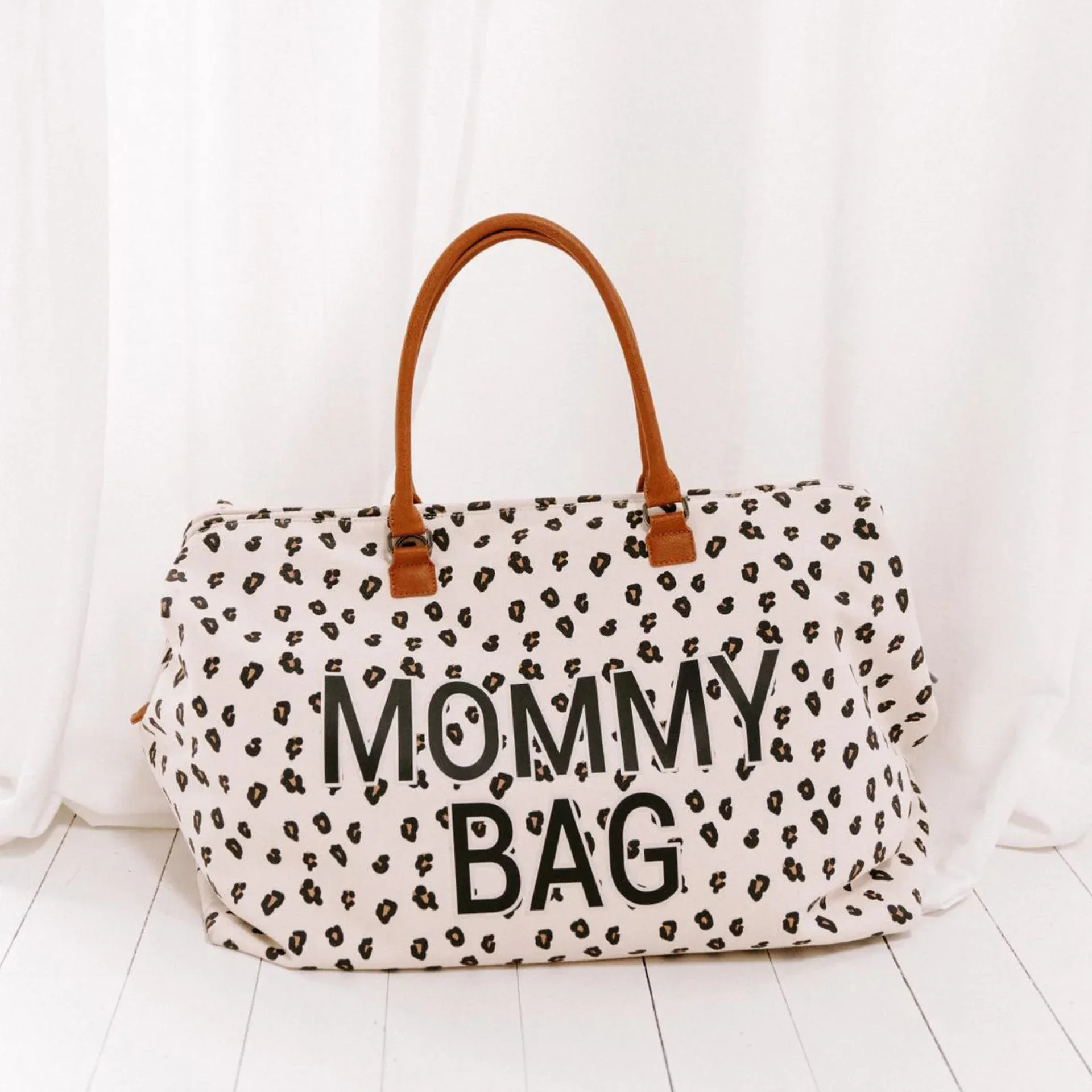 Childhome® Mommy Bag Big Canvas Leopard - Image 11