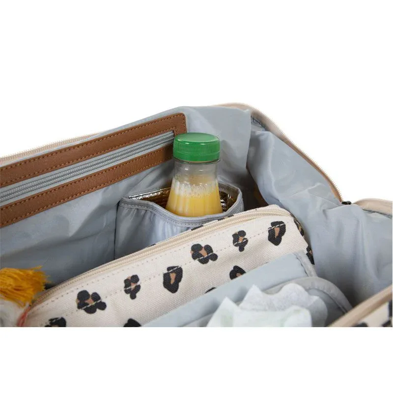 Childhome® Mommy Bag Big Canvas Leopard - Image 7