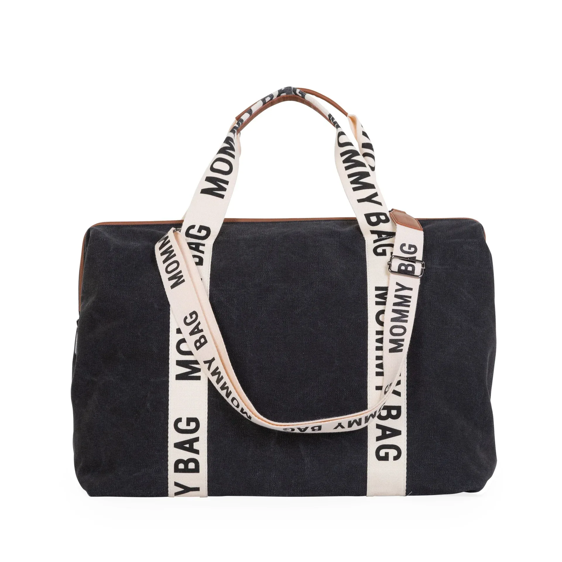 Childhome® Mommy Bag Nursery Bag Signature Canvas Black - Image 3