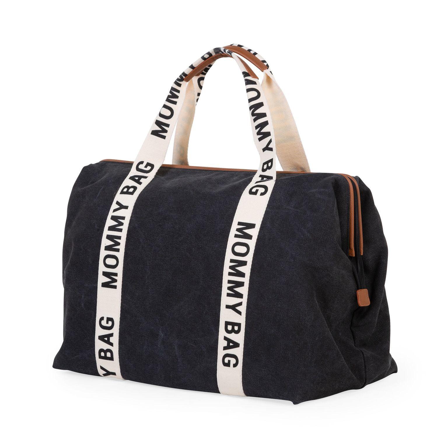 Childhome® Mommy Bag Nursery Bag Signature Canvas Black - Image 7