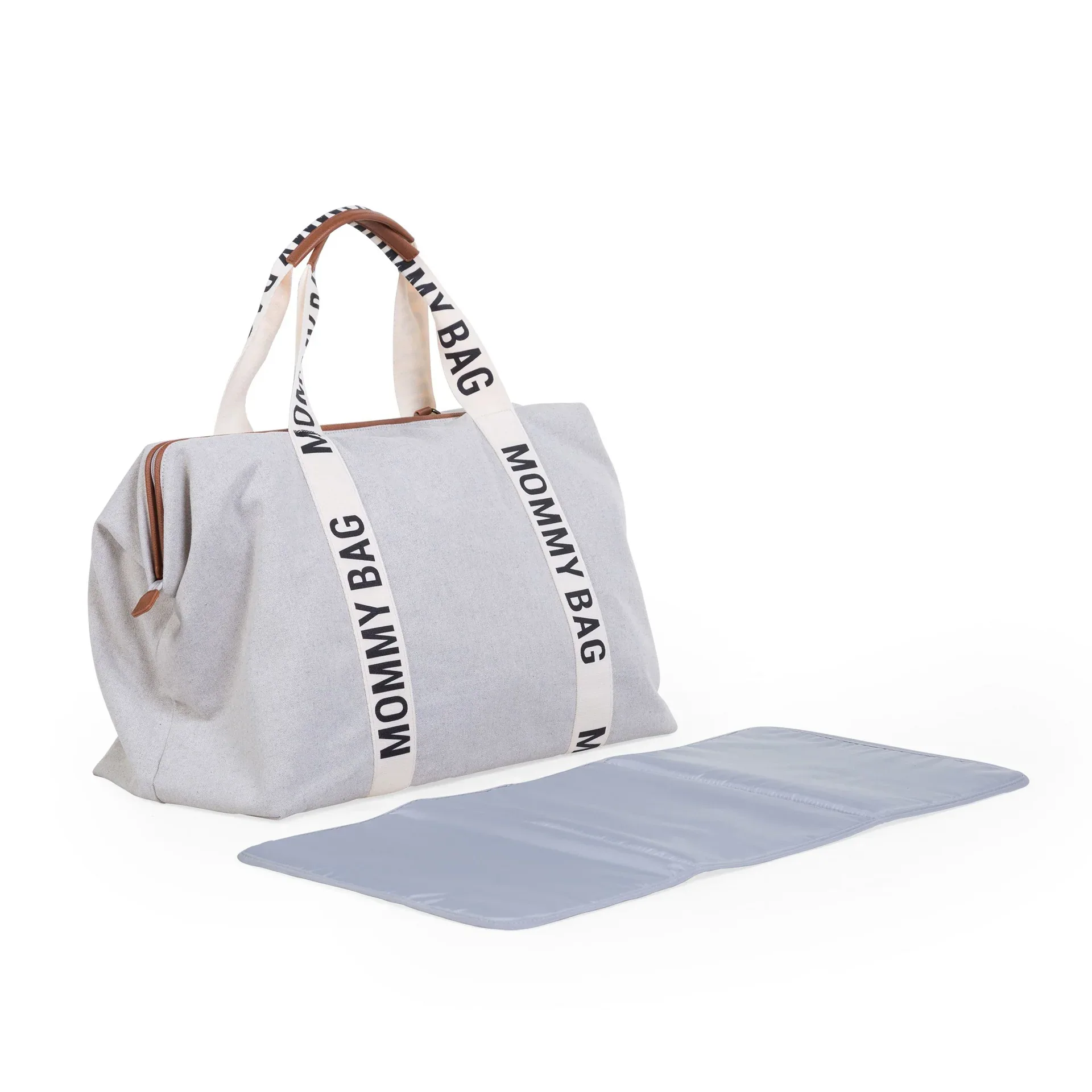 Childhome® Mommy Bag Nursery Bag Signature Canvas Off White - Image 2