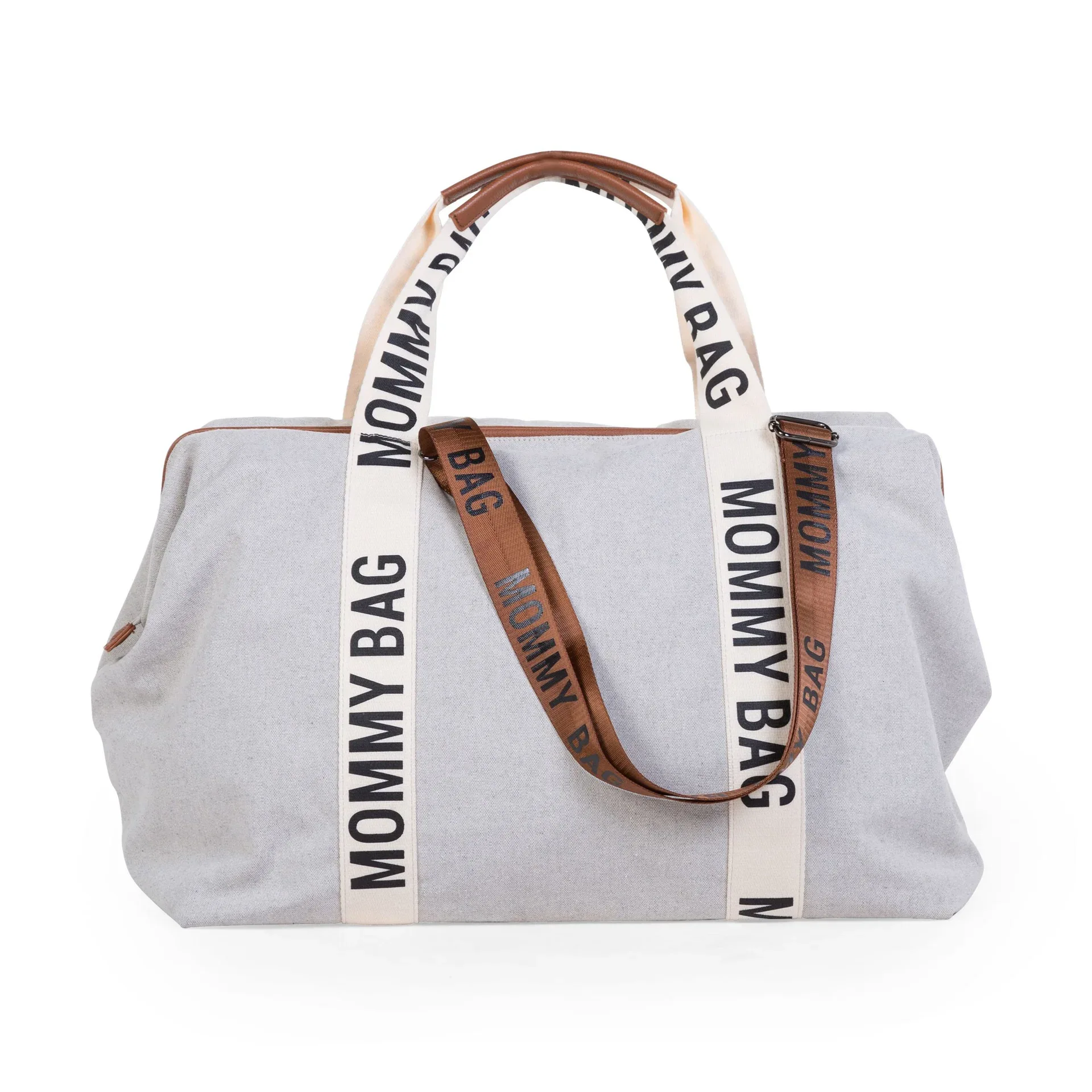 Childhome® Mommy Bag Nursery Bag Signature Canvas Off White - Image 3