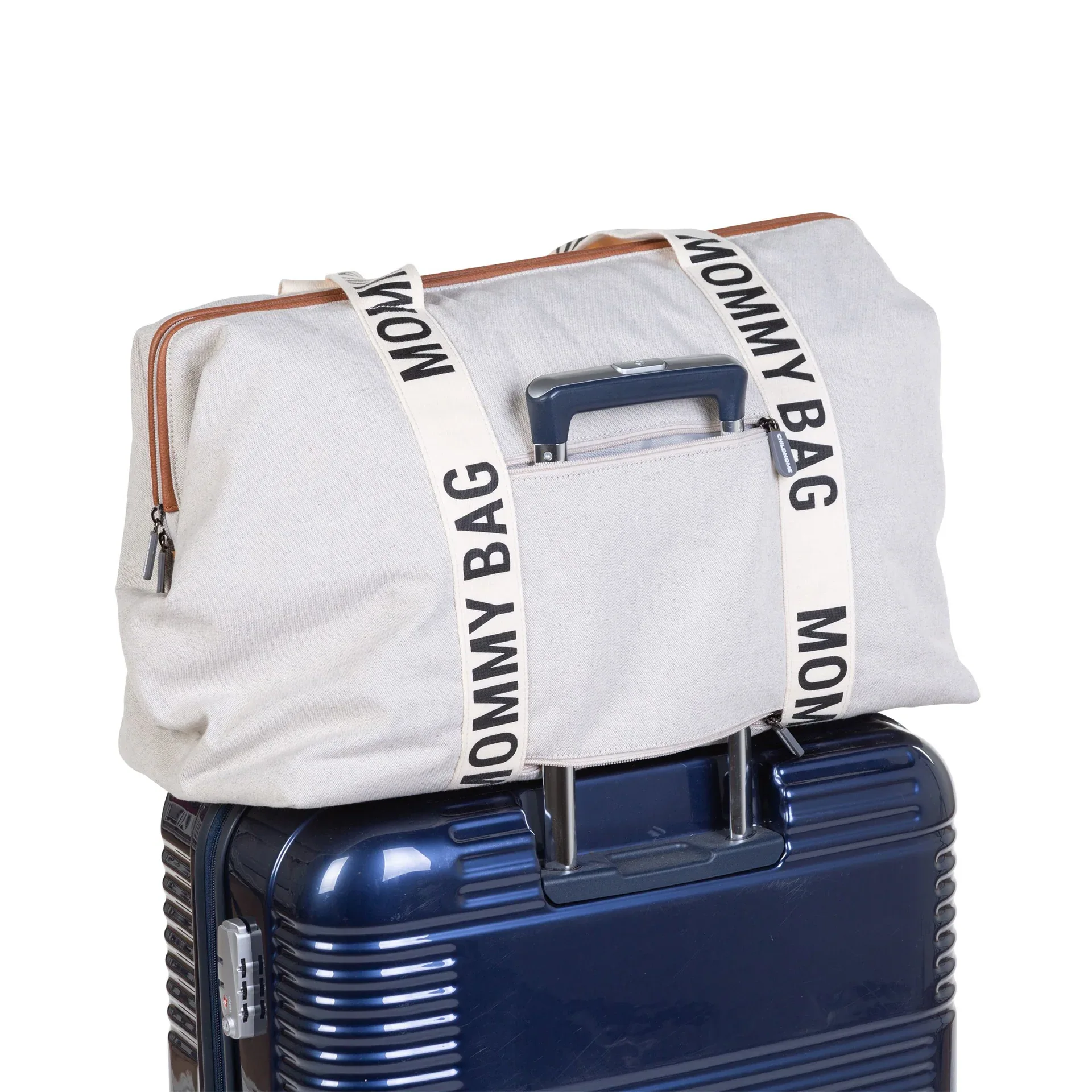 Childhome® Mommy Bag Nursery Bag Signature Canvas Off White - Image 4
