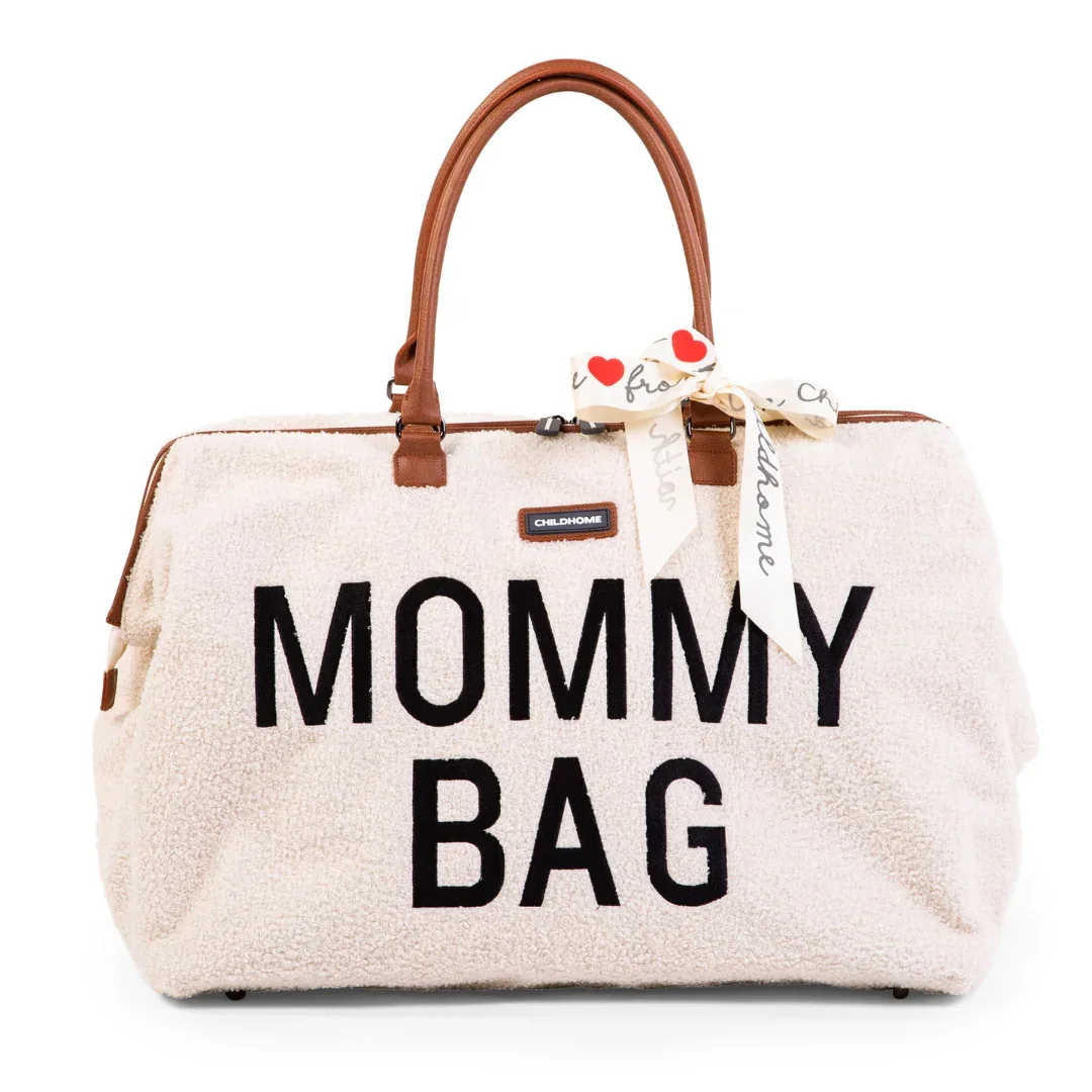 Childhome® Mommy Bag Teddy Off White
