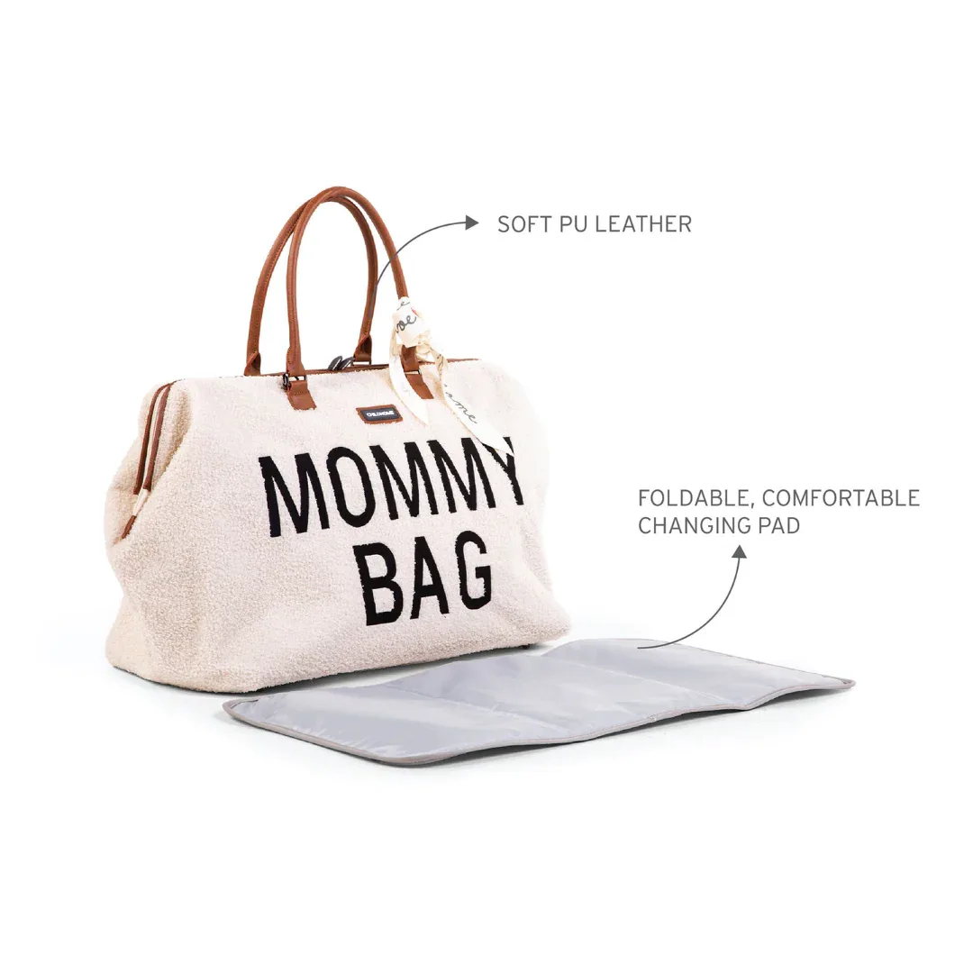 Childhome® Mommy Bag Teddy Off White - Image 4