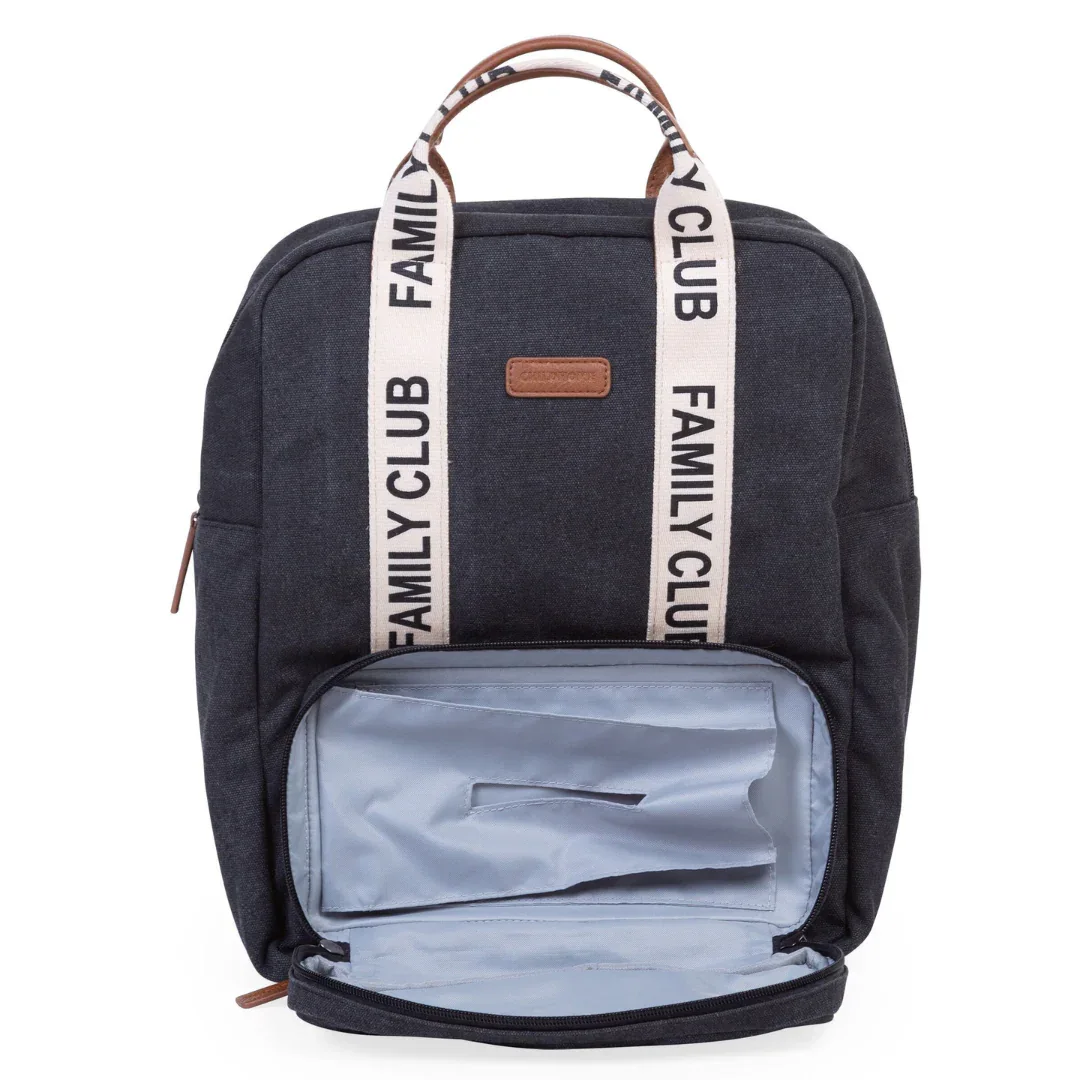 Childhome® Nursery Backpack Family Club Signature Black - Image 4