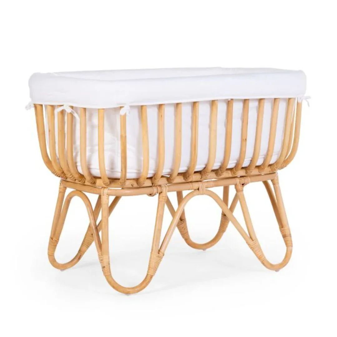 Childhome® Rattan Cradle with Liner - Image 3