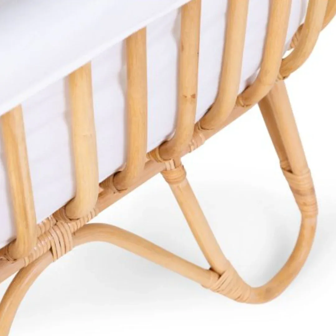 Childhome® Rattan Cradle with Liner - Image 4