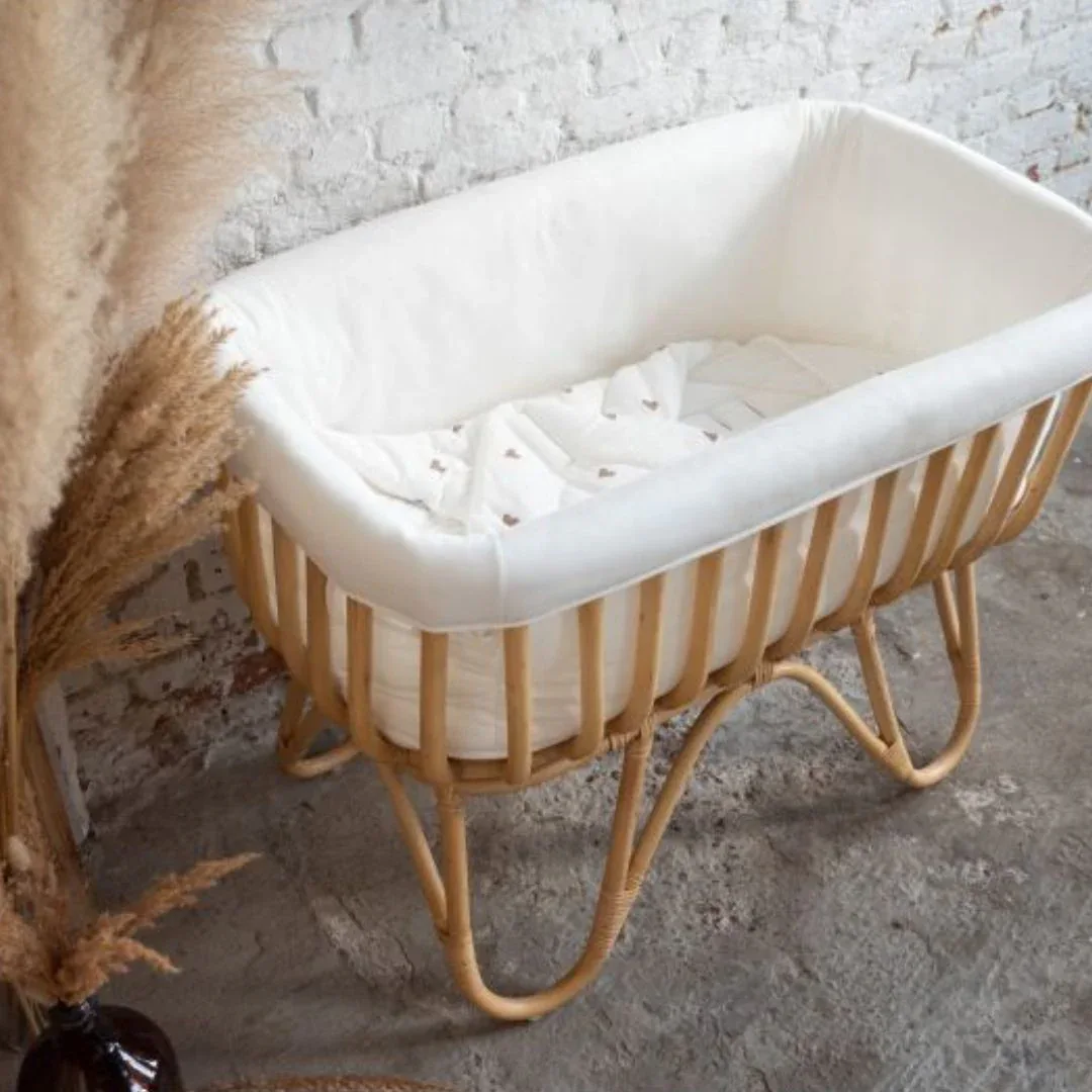 Childhome® Rattan Cradle with Liner - Image 5