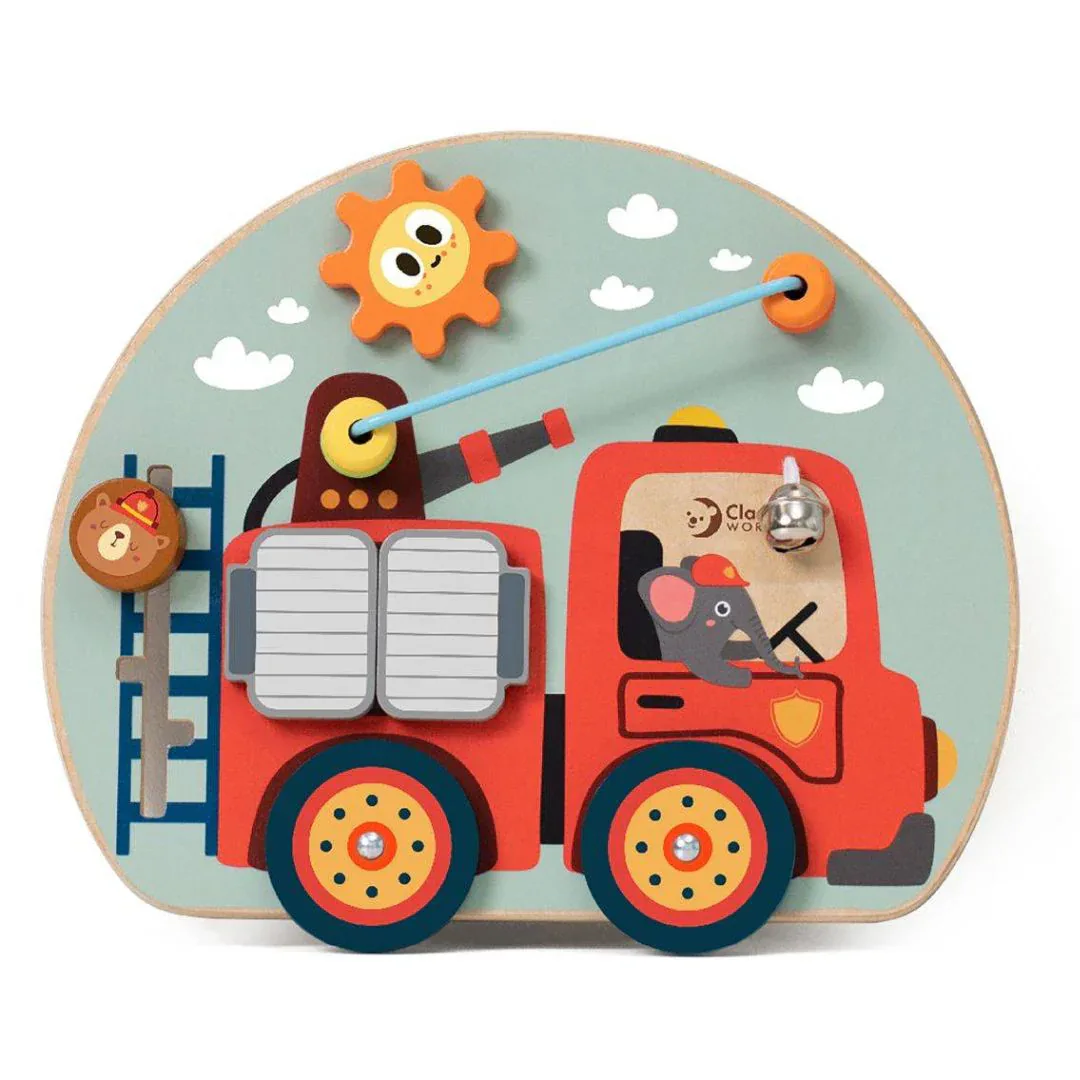 Classic World® Wooden Activity Board Fire Engine - Image 3