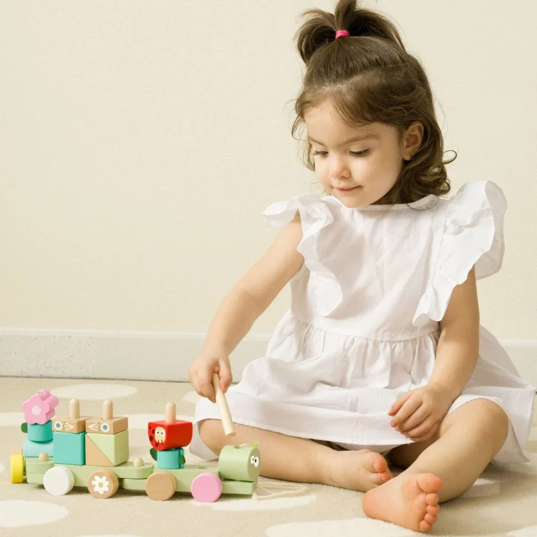 Classic World® Wooden Activity Train Jungle - Image 3
