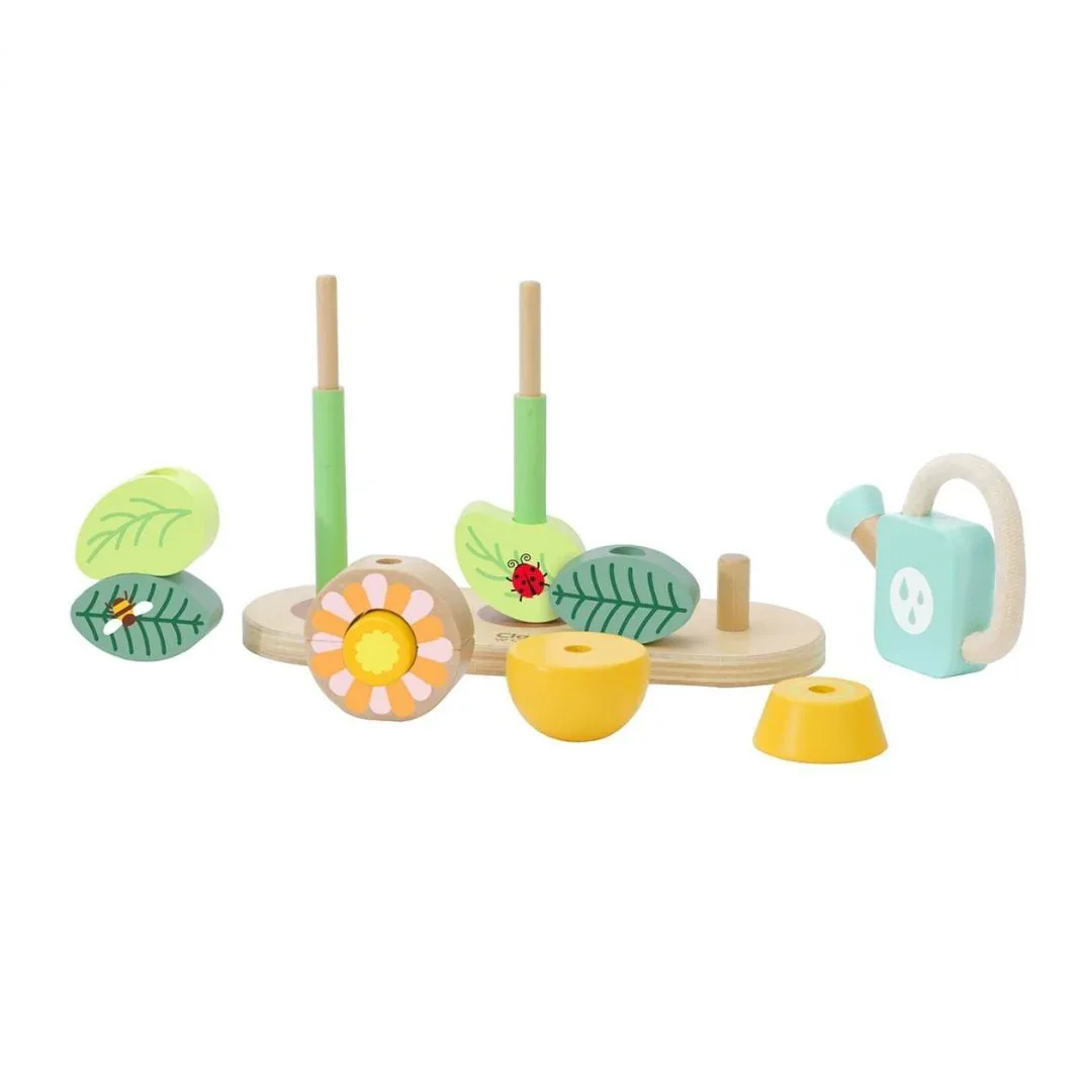 Classic World® Wooden stacking toy Flower Garden - Image 3