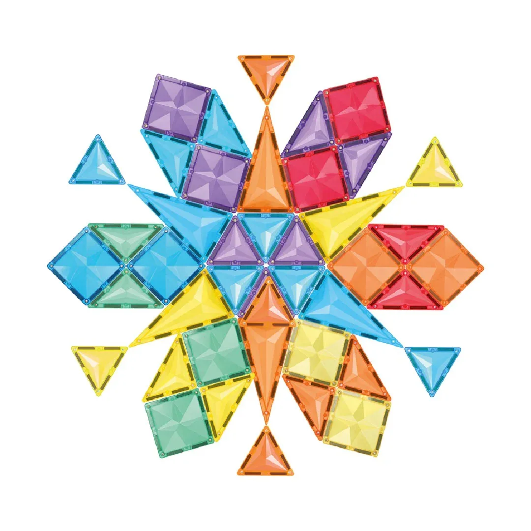 Cleverclixx® Magnetic Tiles Inventive Pack Intense 110 pcs - Image 4