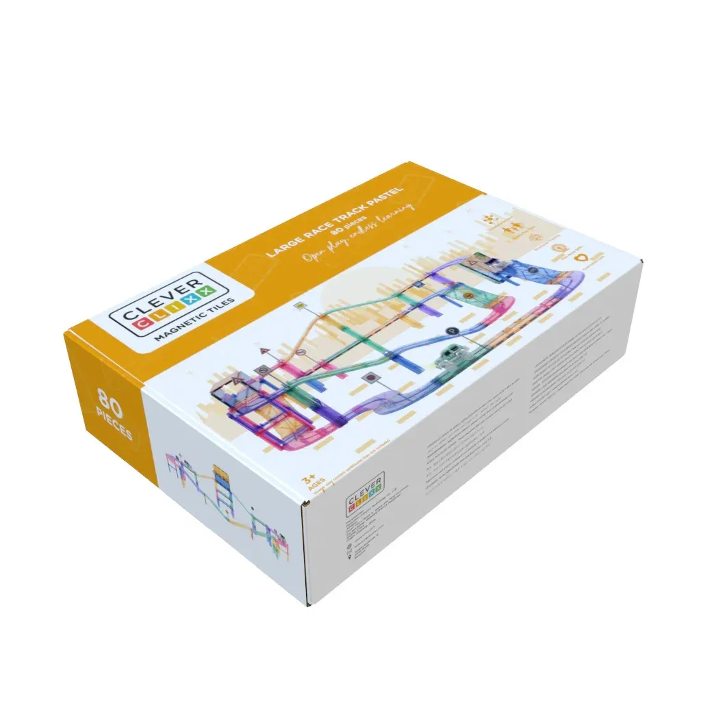 Cleverclixx® Large Race Track Pastel Pack 80 pcs - Image 3