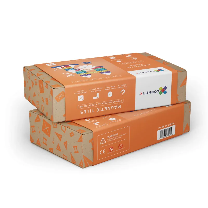 Connetix® Magnetic Tiles Expansion Pack 40 pcs. - Image 3