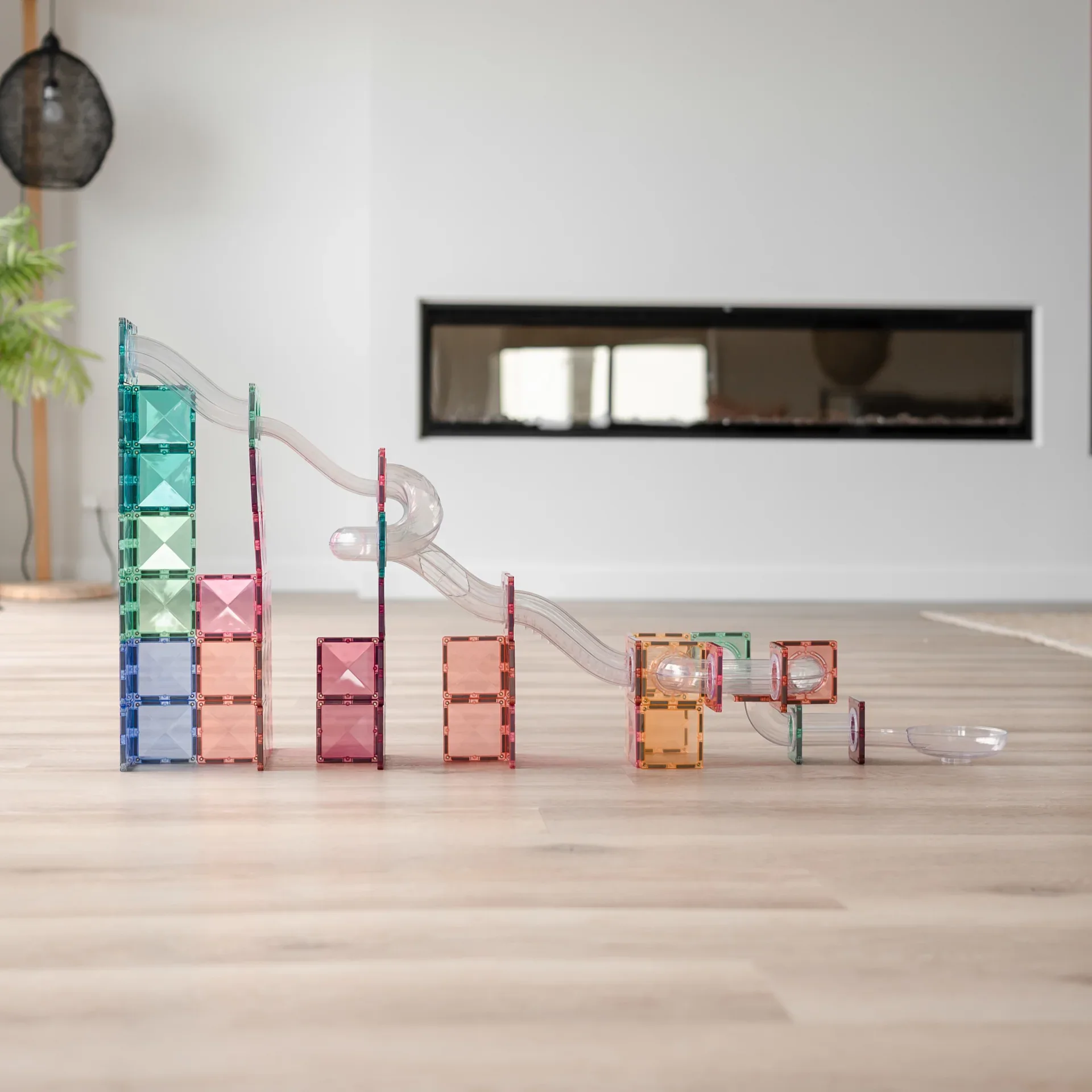 Connetix® Magnetic Tiles Pastel Ball Run Expansion Pack 80 pcs. - Image 3