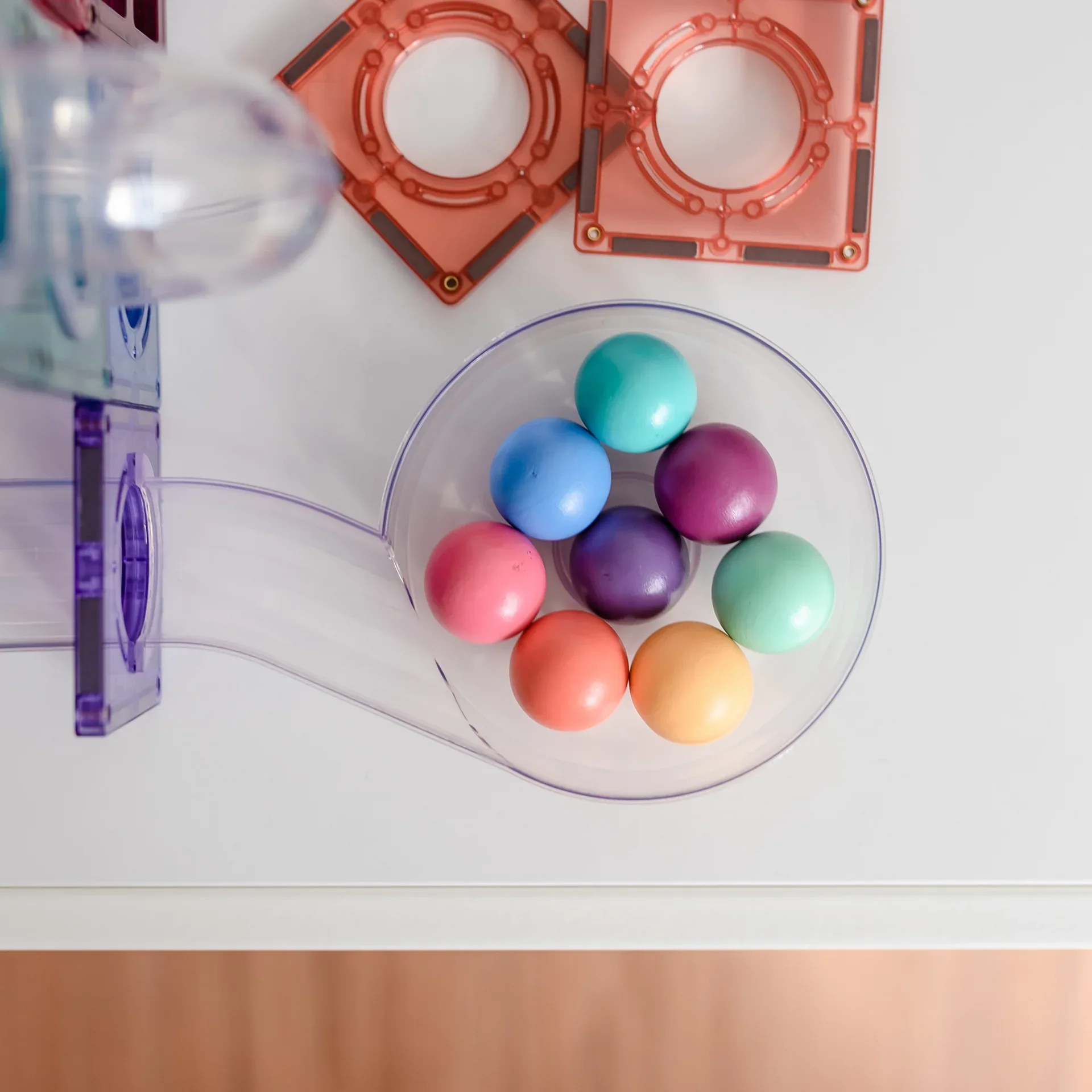 Connetix® Magnetic Tiles Pastel Ball Run Pack 106 pcs. - Image 10