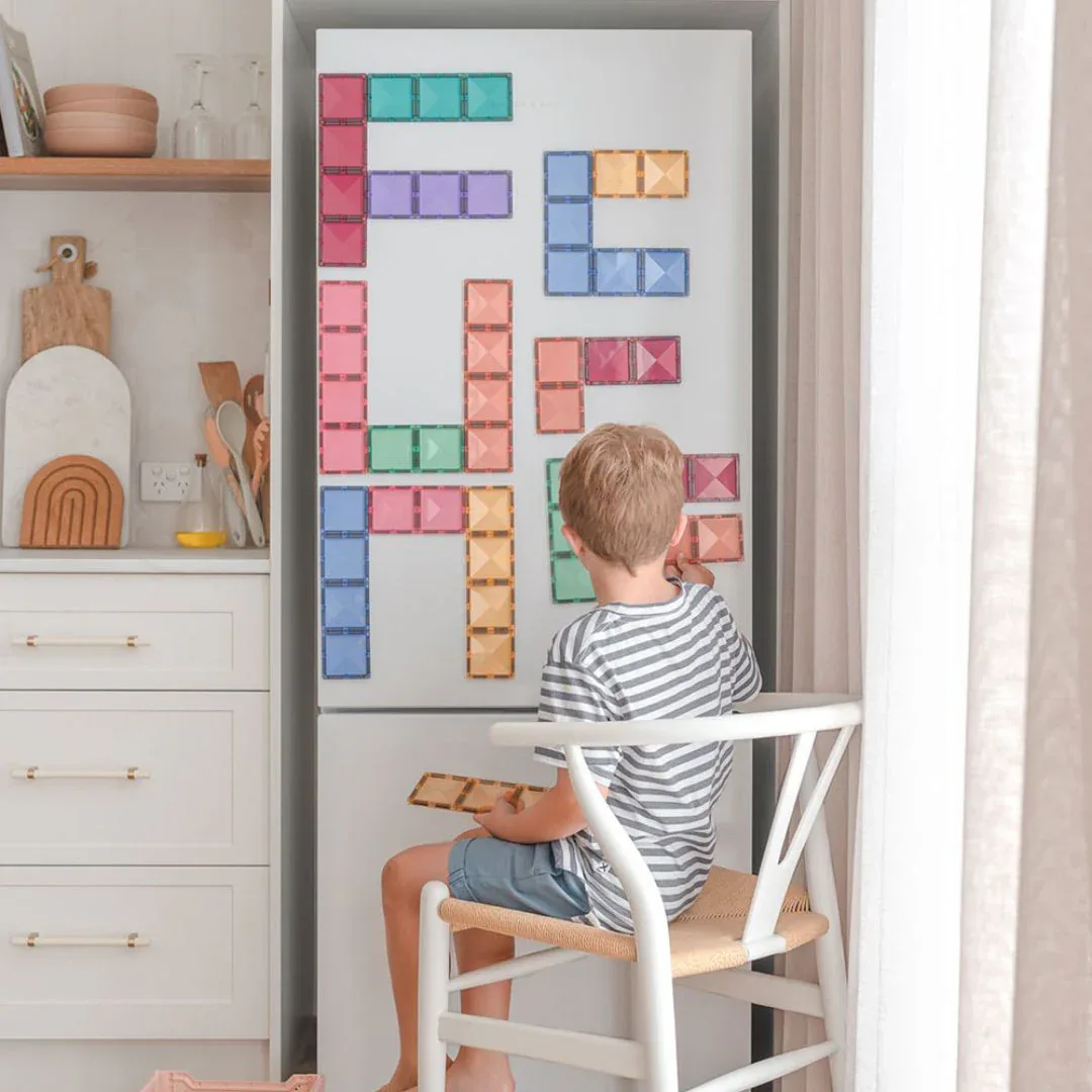 Connetix® Magnetic Tiles Pastel Rectangle Pack 24 pcs - Image 3