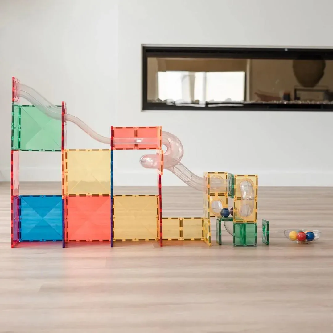 Connetix® Magnetic Tiles Rainbow Ball Run Expansion Pack 66 pcs - Image 2