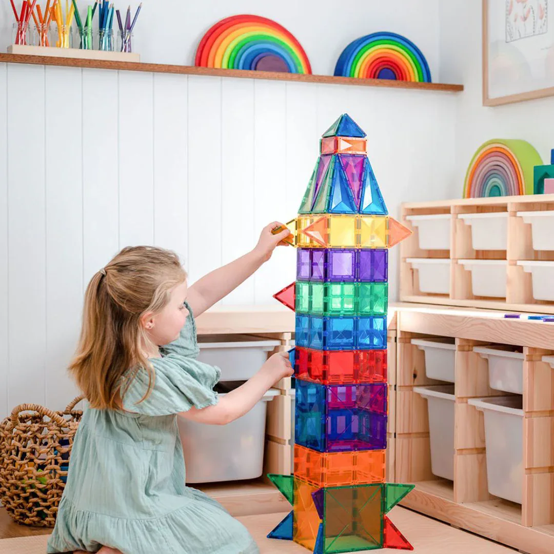 Connetix® Magnetic Tiles Rainbow Creative Pack 102 pcs - Image 5
