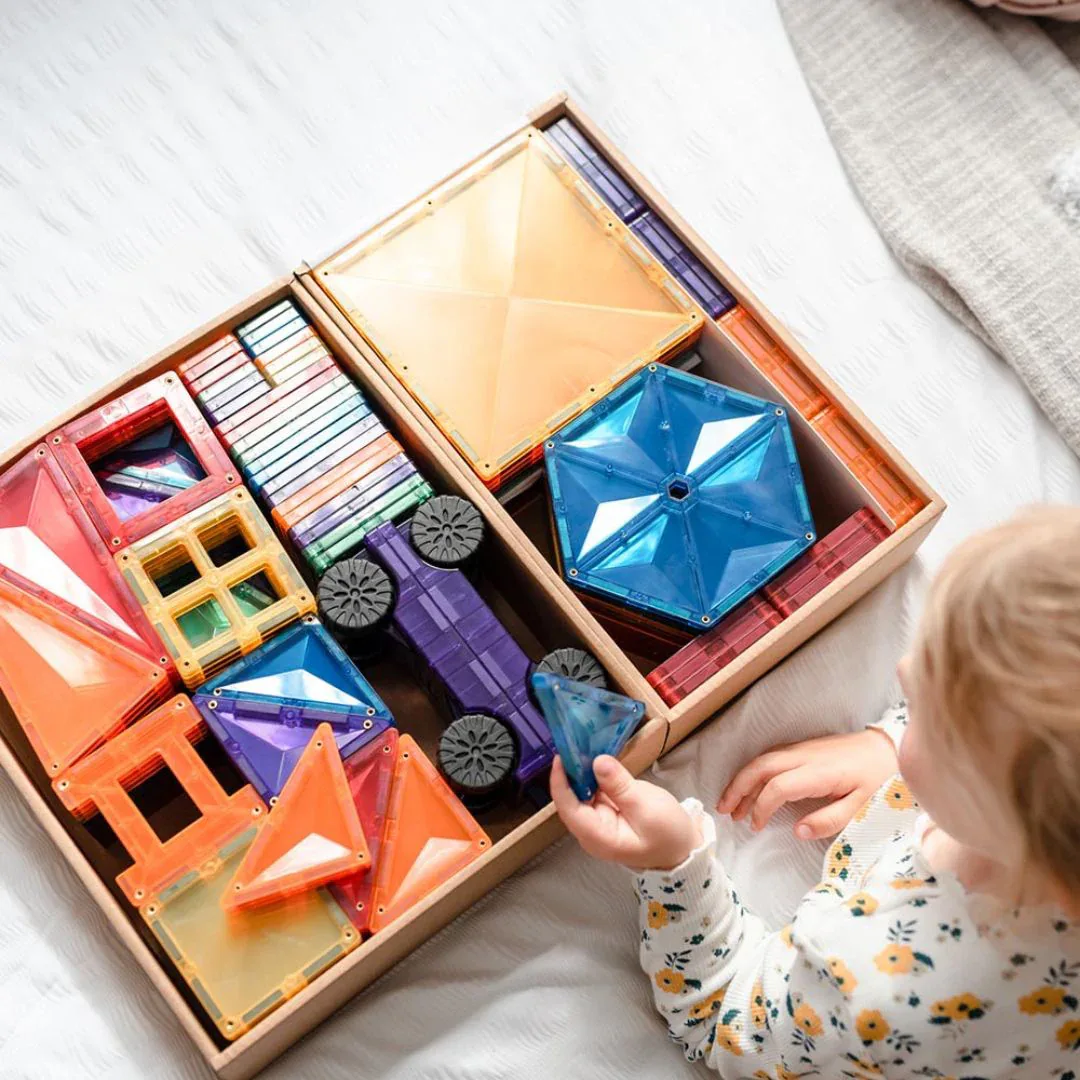 Connetix® Magnetic Tiles Rainbow Mega Pack 212 pcs - Image 5