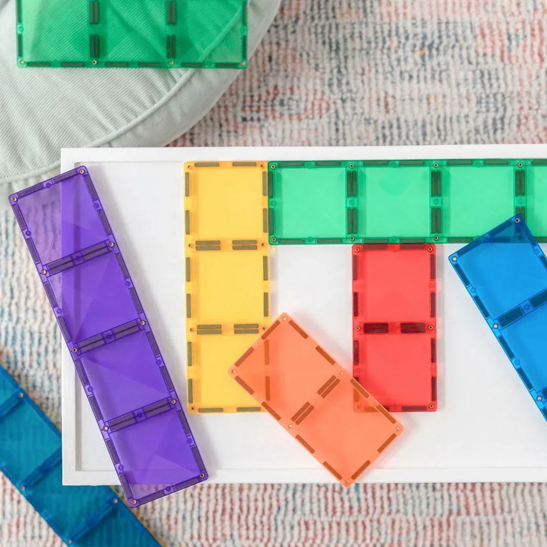 Connetix® Magnetic Tiles Rainbow Rectangle Pack 18 pcs - Image 3